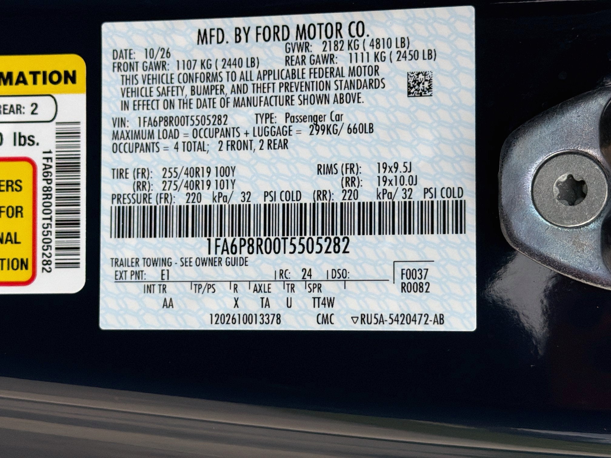 2026 Ford Mustang Dark Horse