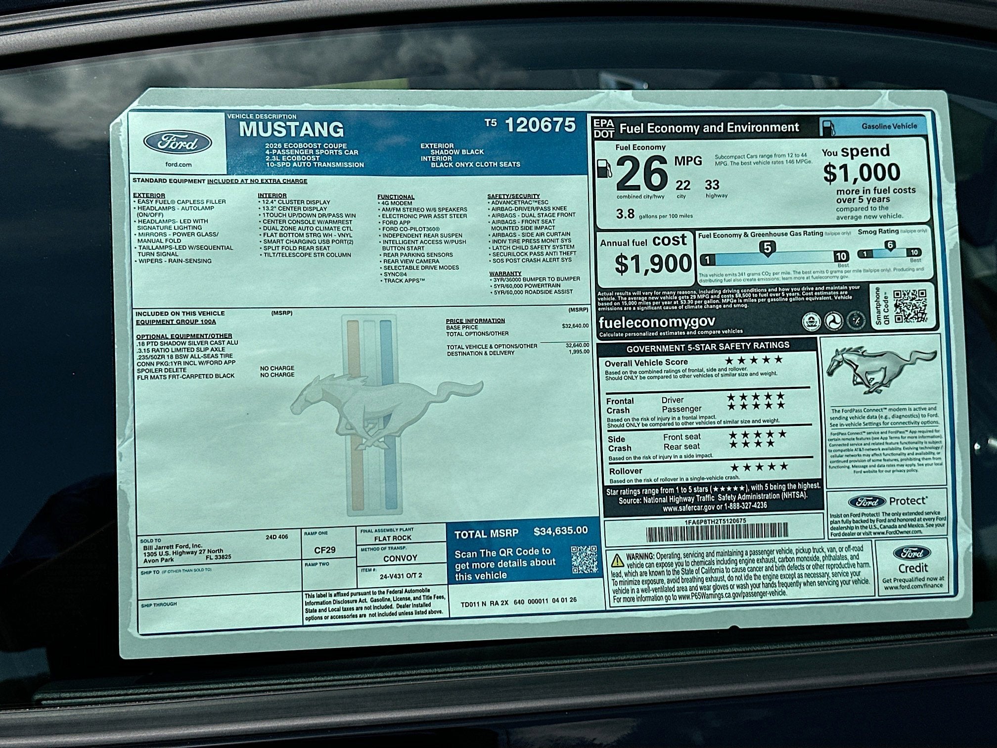 2026 Ford Mustang EcoBoost