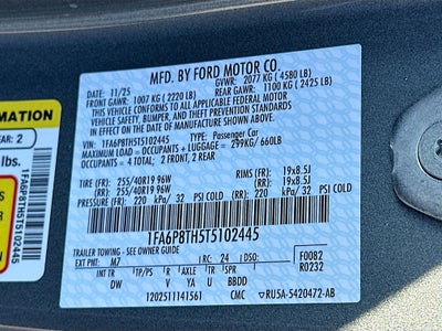 2026 Ford Mustang EcoBoost® Fastback