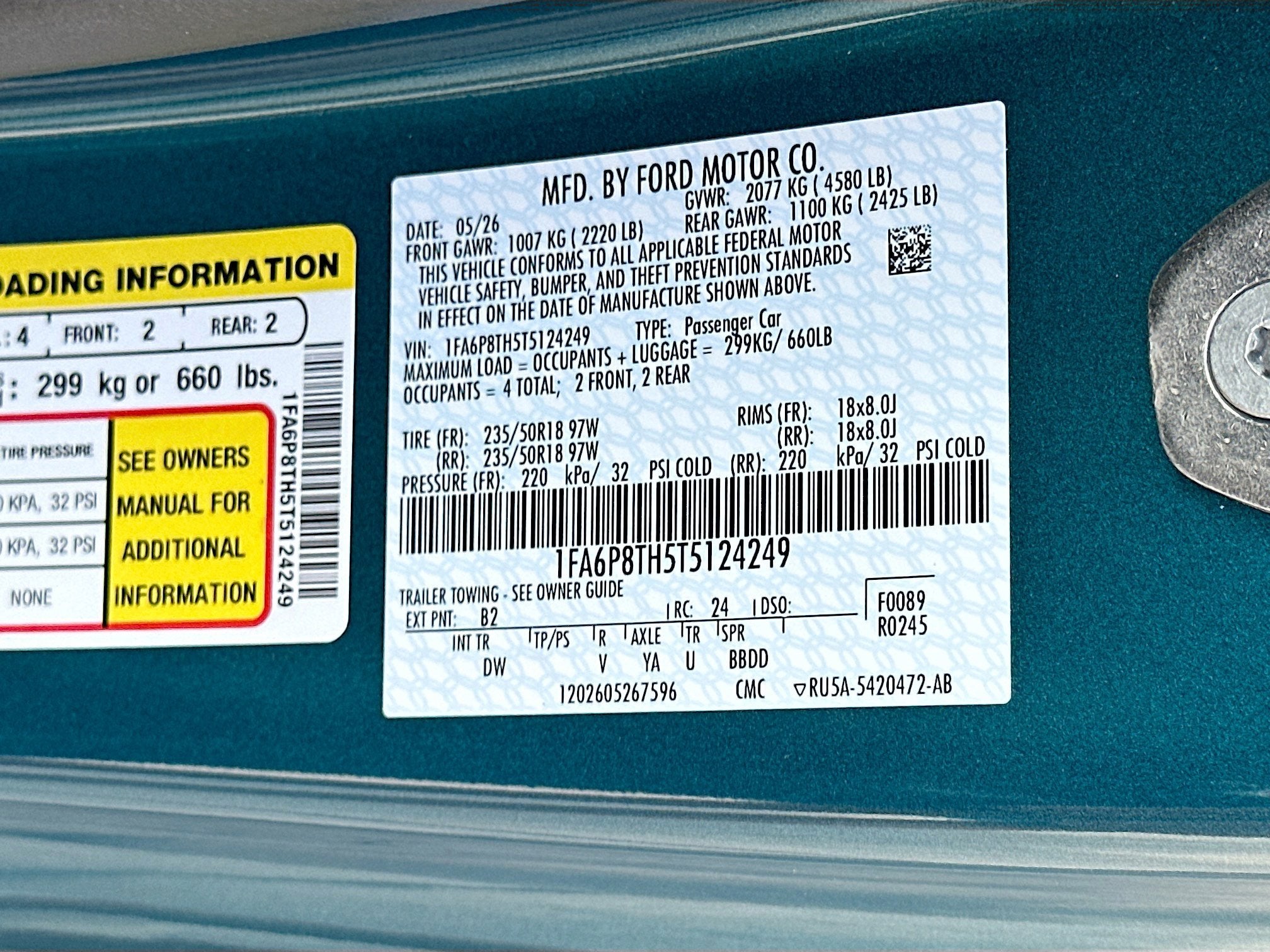 2026 Ford Mustang EcoBoost® Fastback