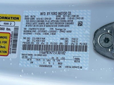2026 Ford Mustang EcoBoost® Fastback