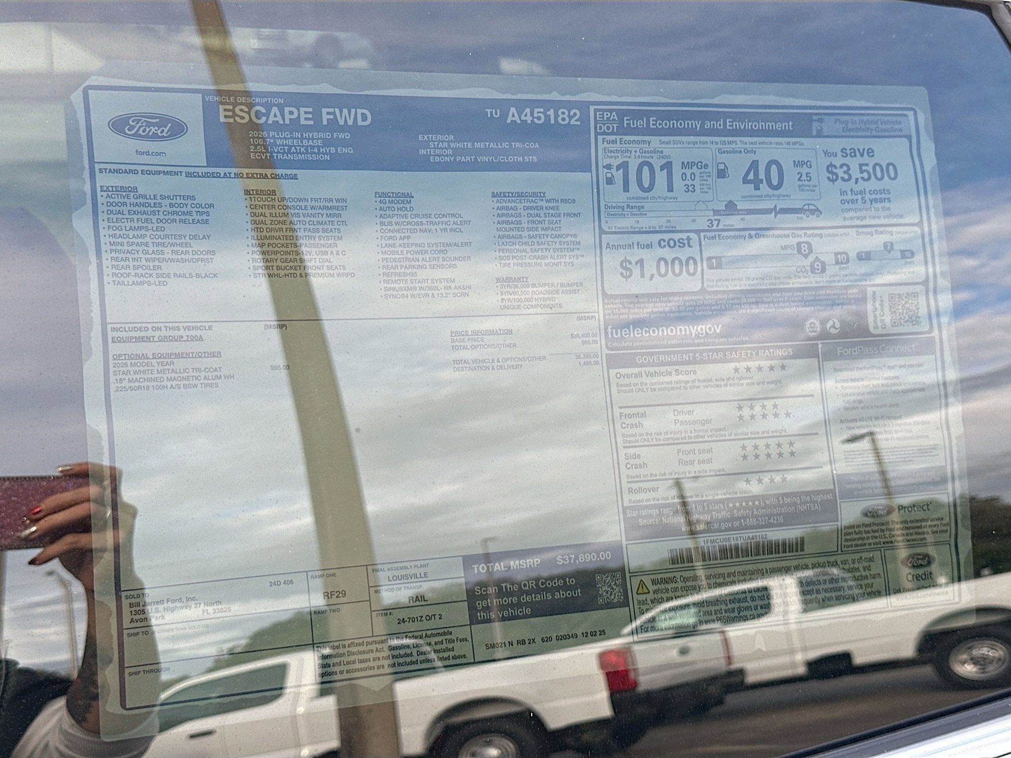 2026 Ford Escape PHEV