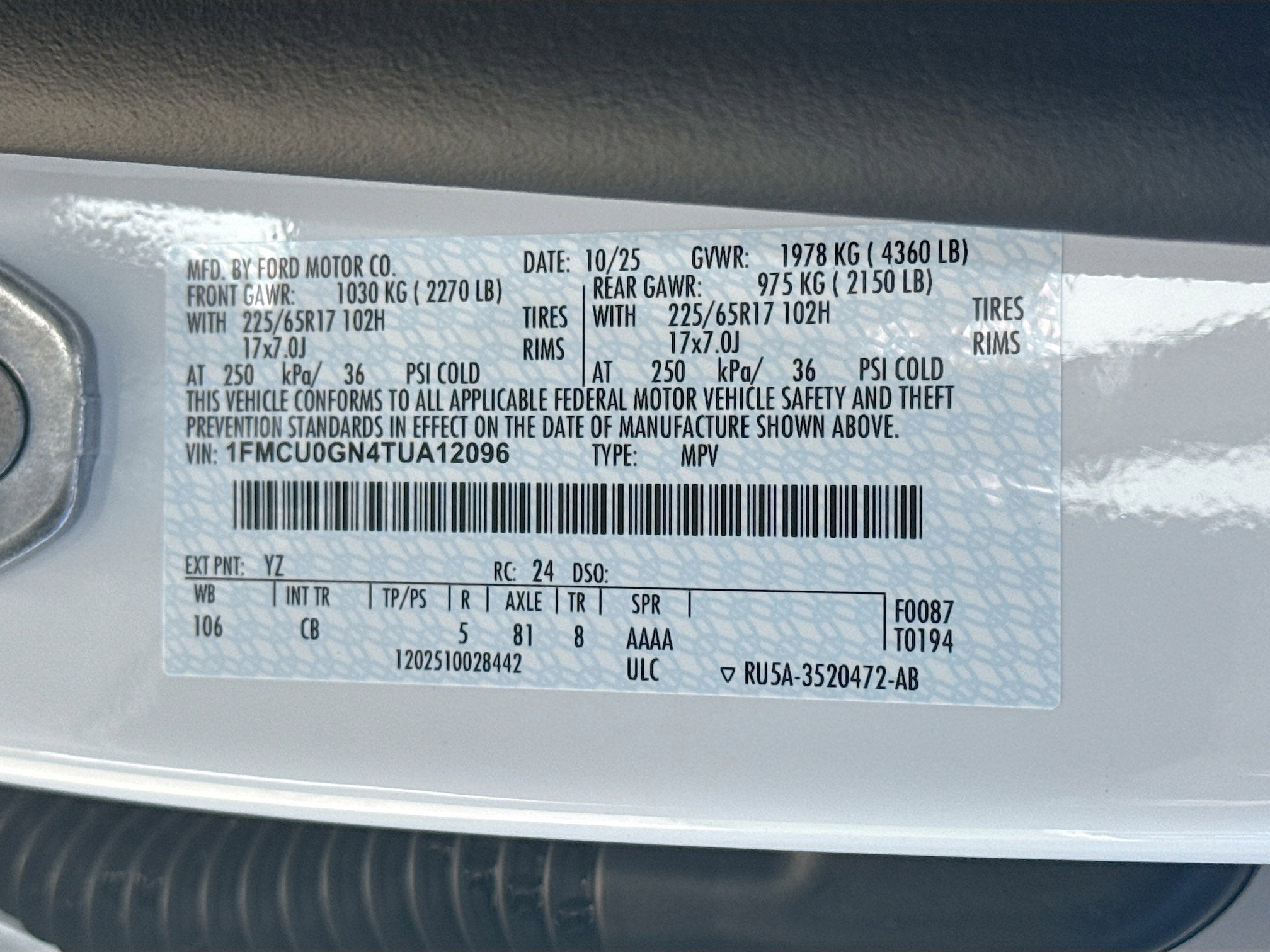 2026 Ford Escape Active