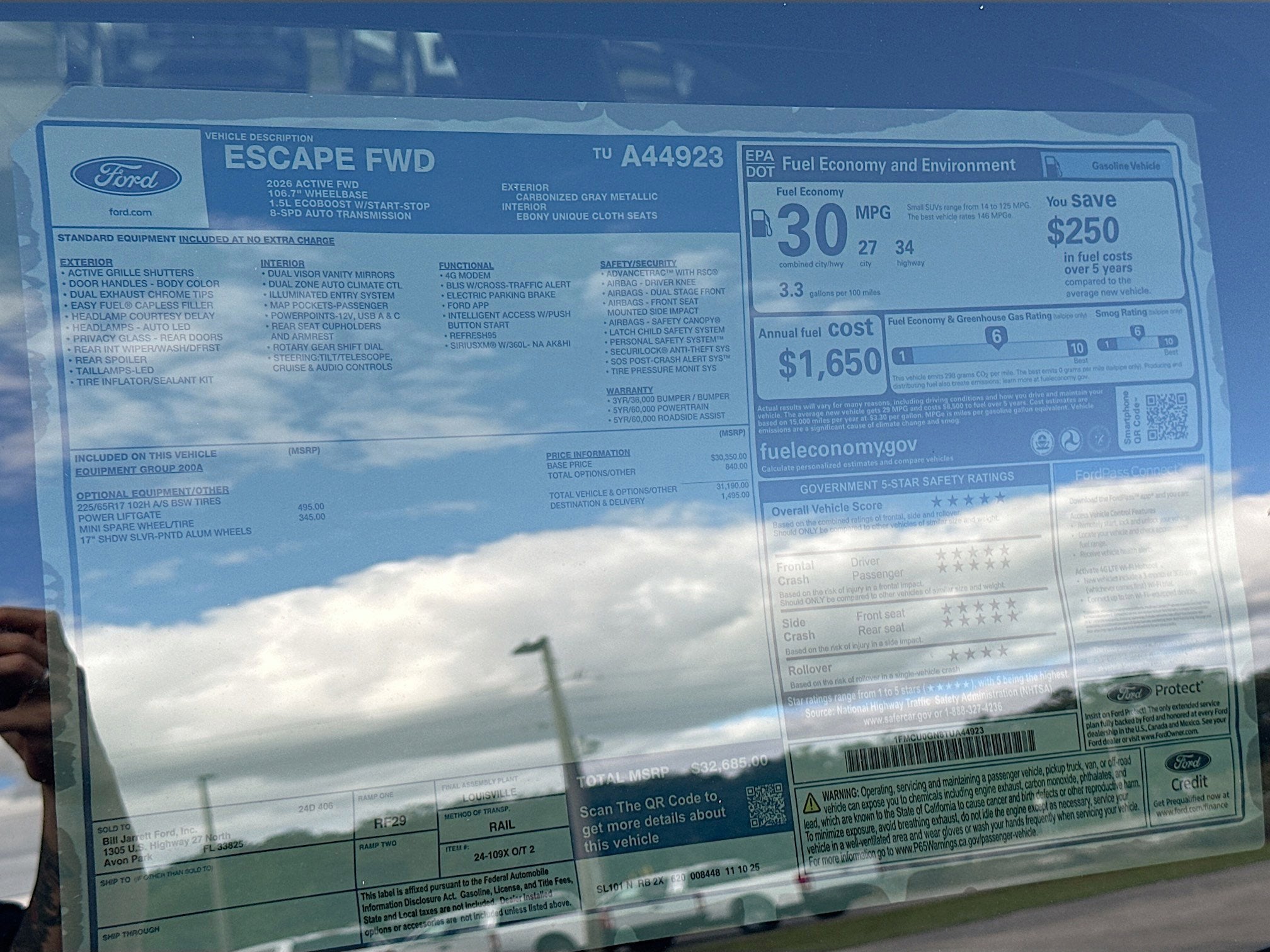 2026 Ford Escape Active