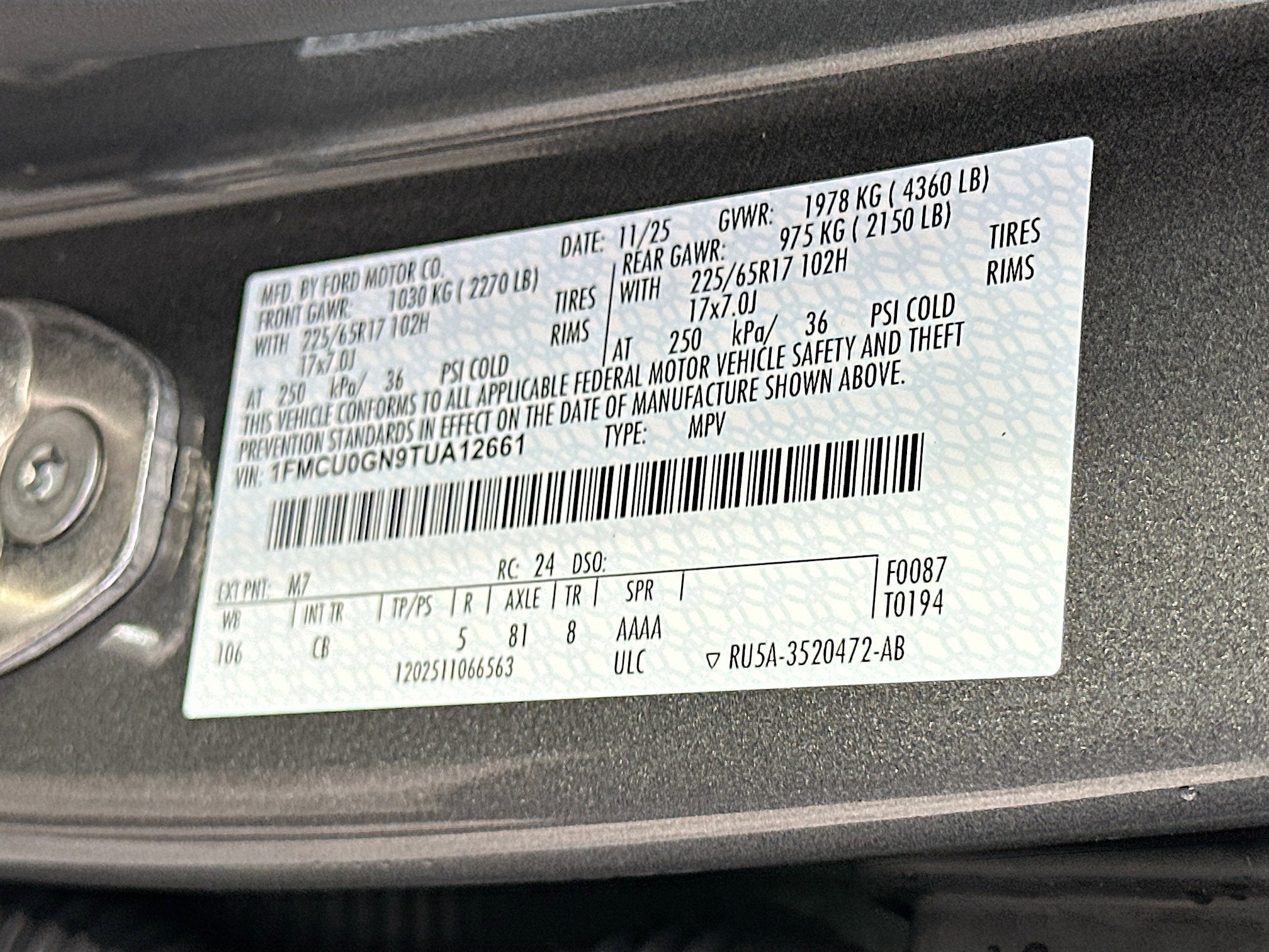 2026 Ford Escape Active