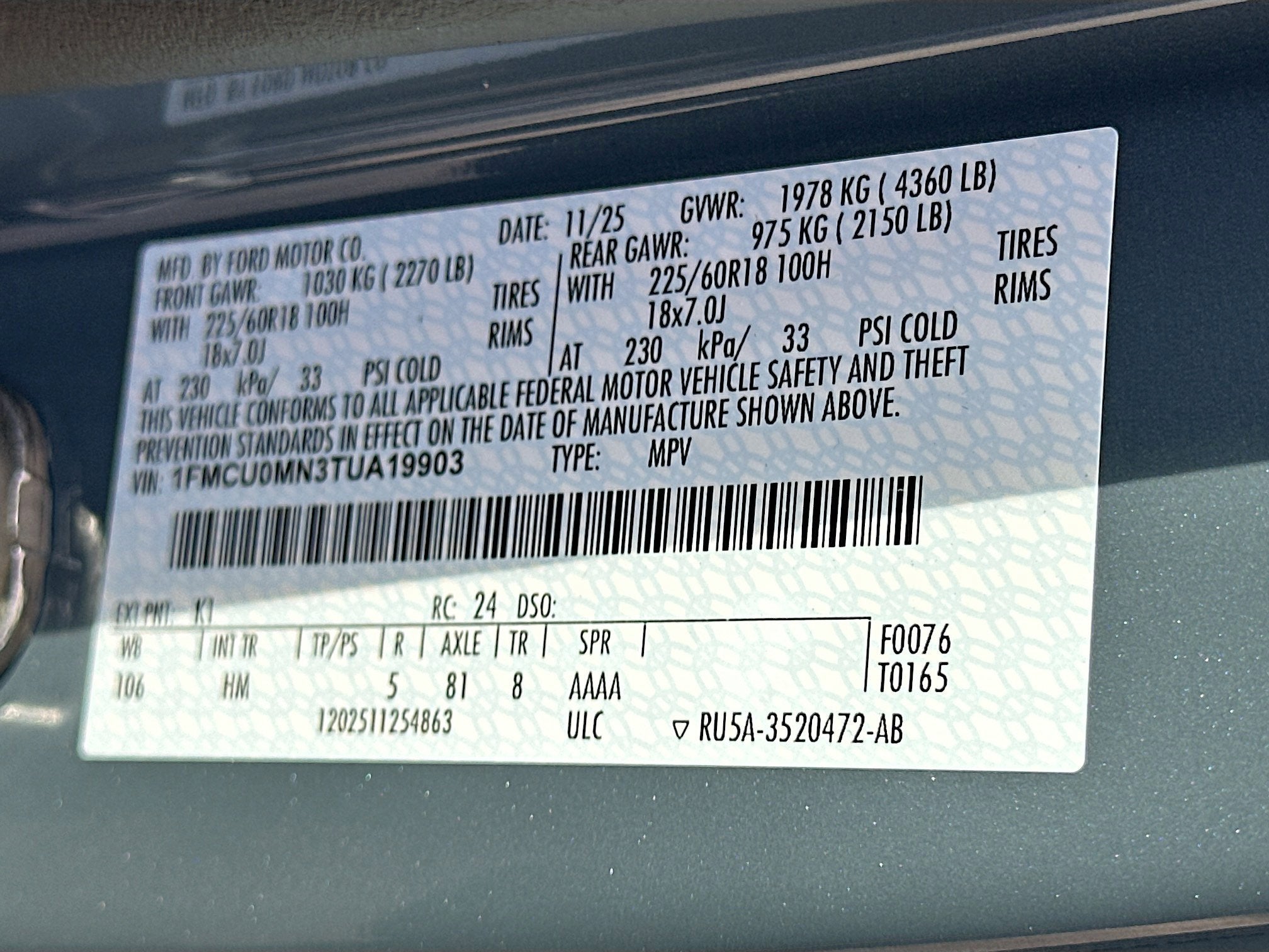 2026 Ford Escape ST-Line