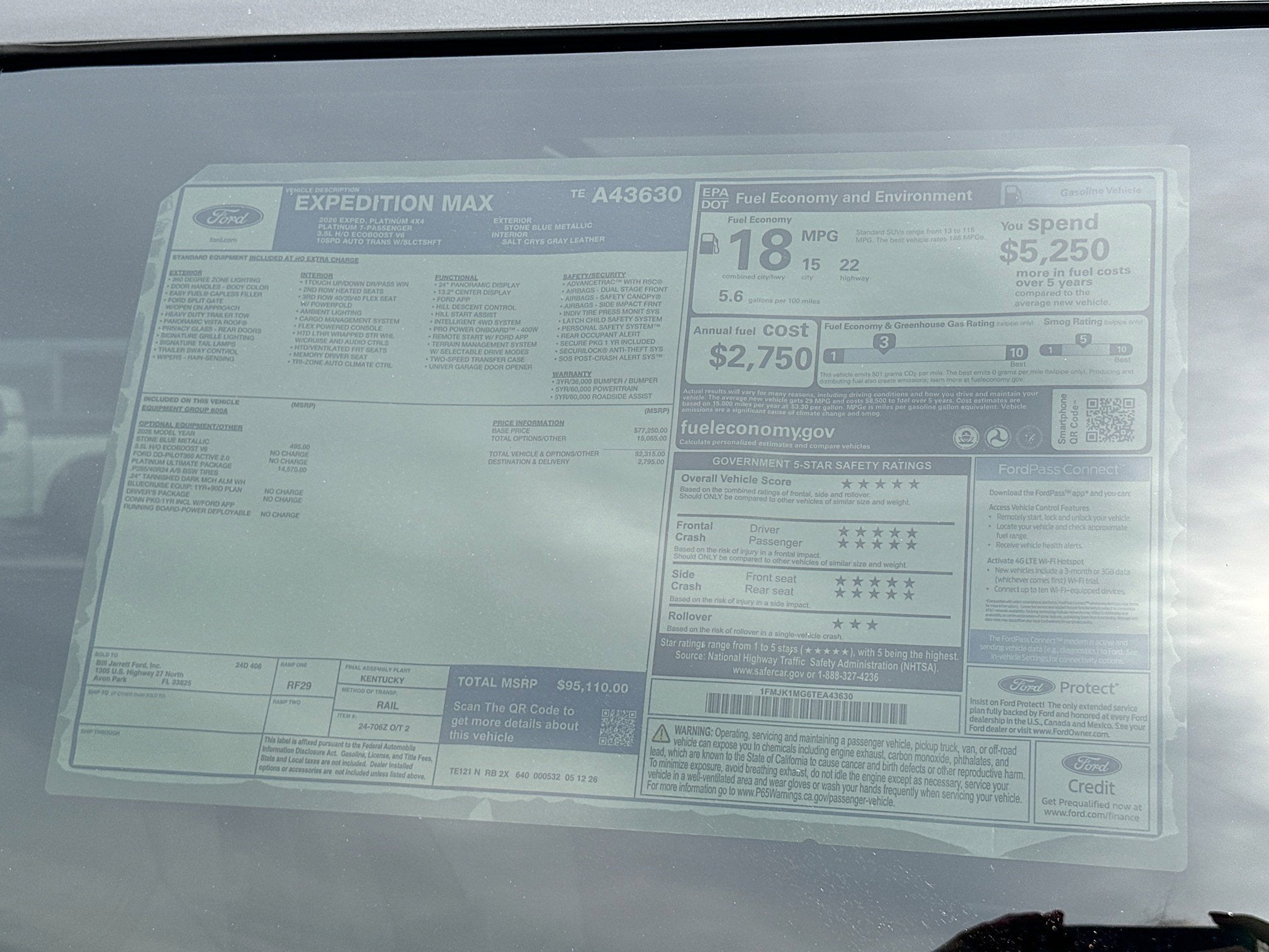 2026 Ford Expedition Max Platinum