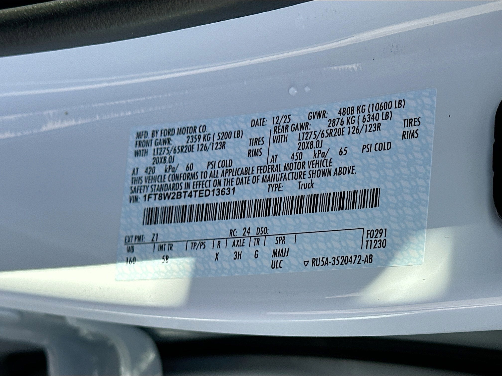 2026 Ford F-250SD F-250® Lariat®