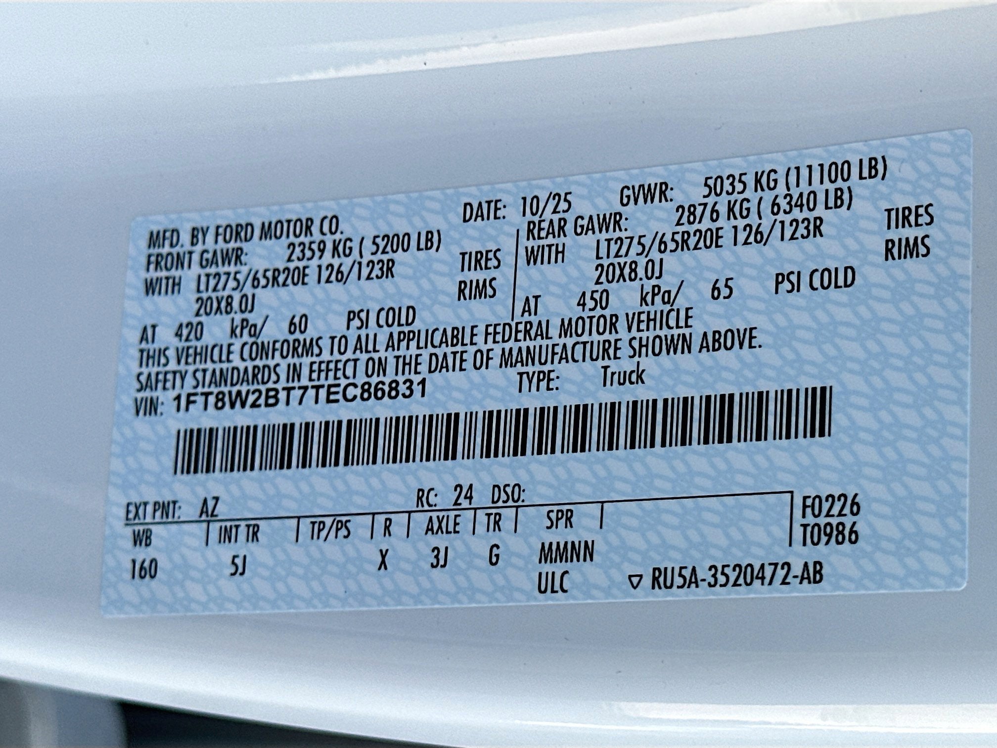 2026 Ford F-250SD F-250® Lariat®