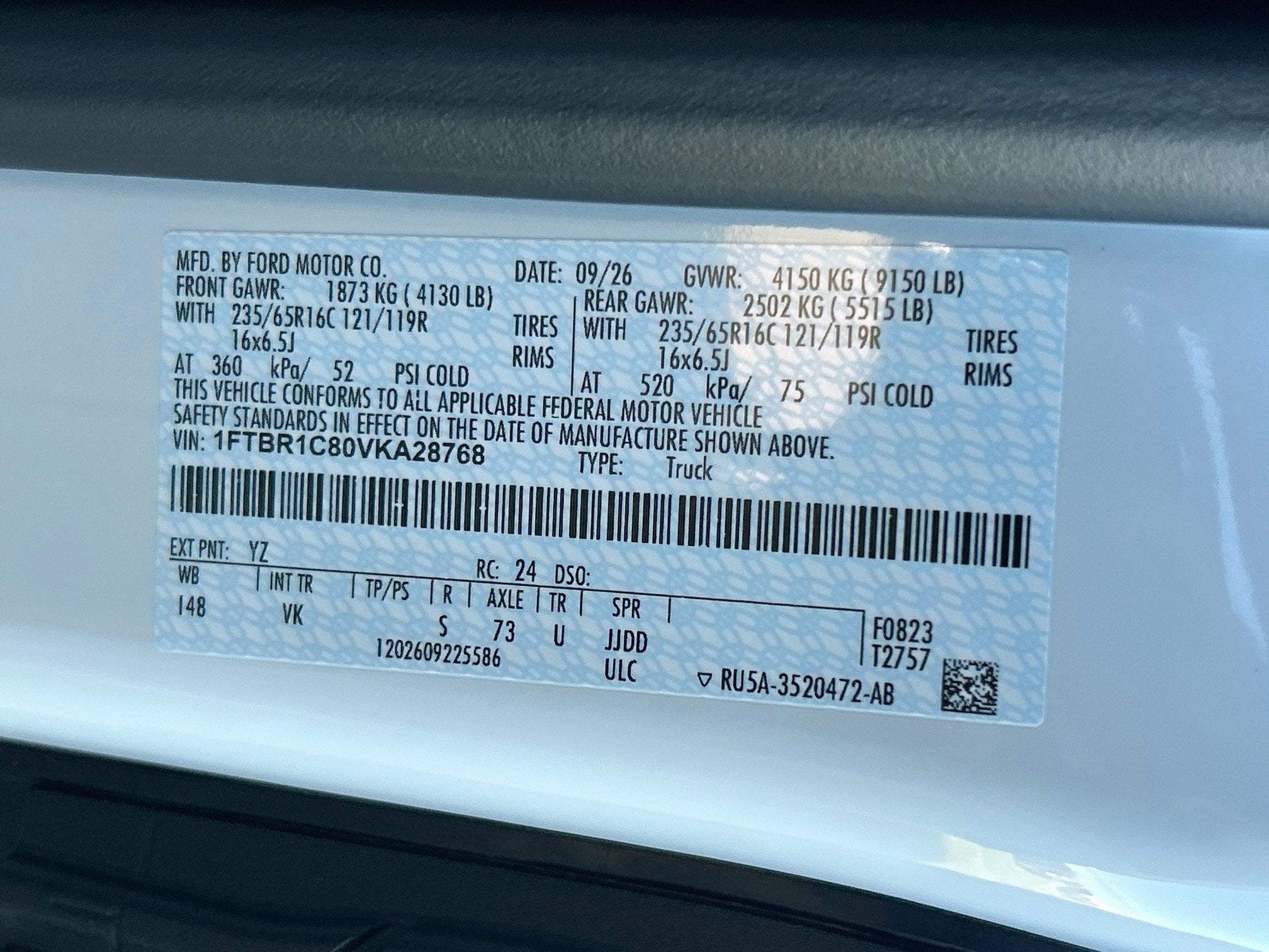 2027 Ford Transit Cargo Van Cargo Van