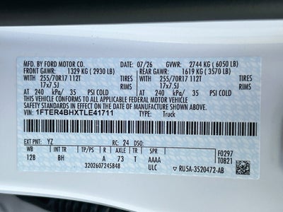 2026 Ford Ranger XL