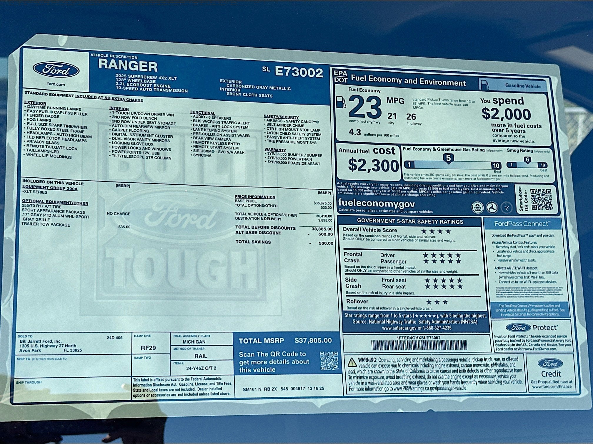 2025 Ford Ranger XLT