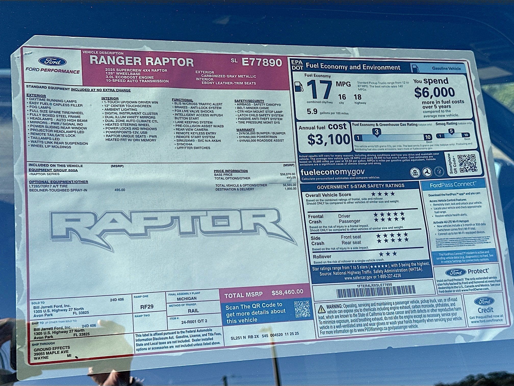 2025 Ford Ranger Raptor