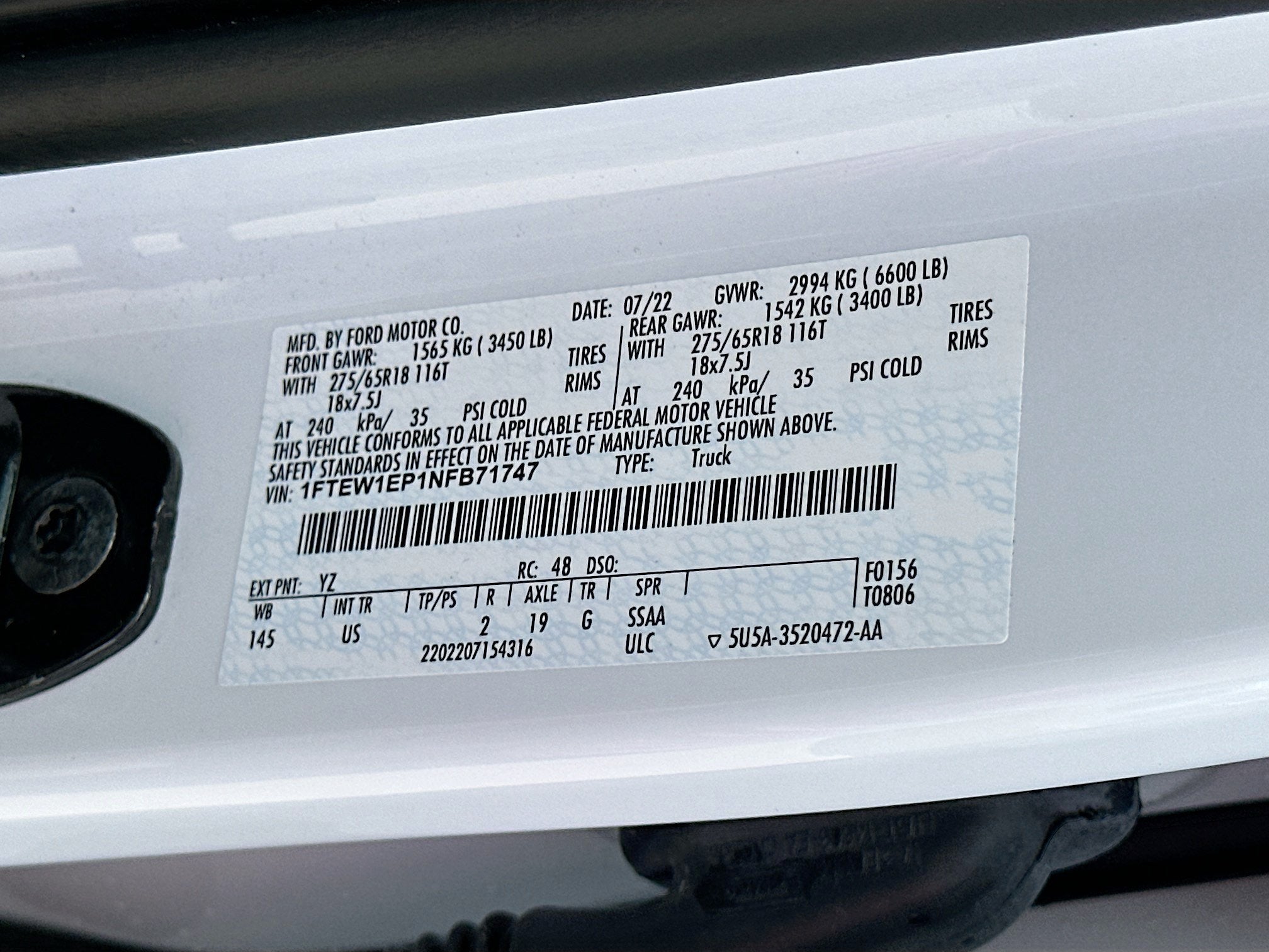 2022 Ford F-150 XL