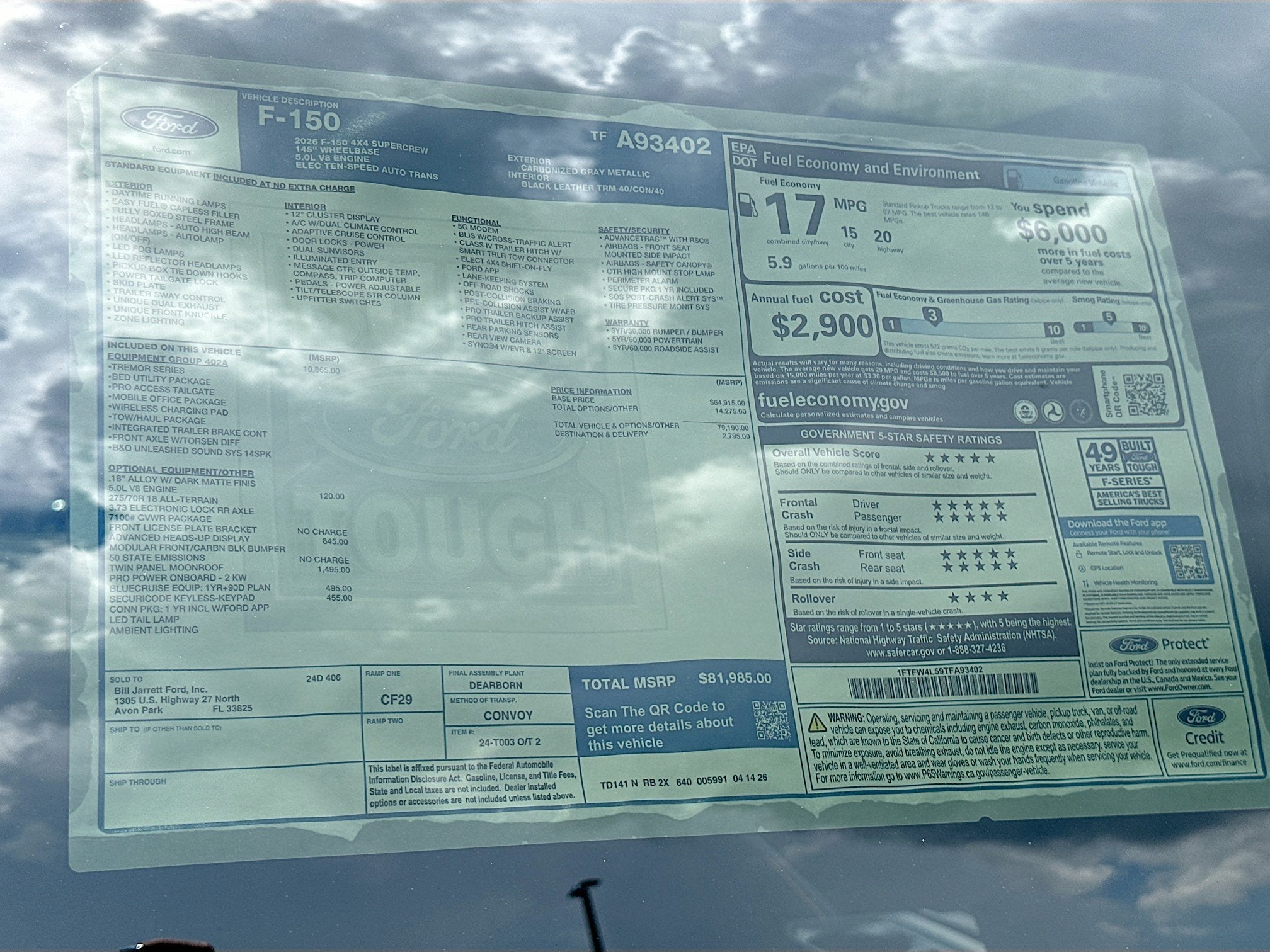 2026 Ford F-150 Tremor