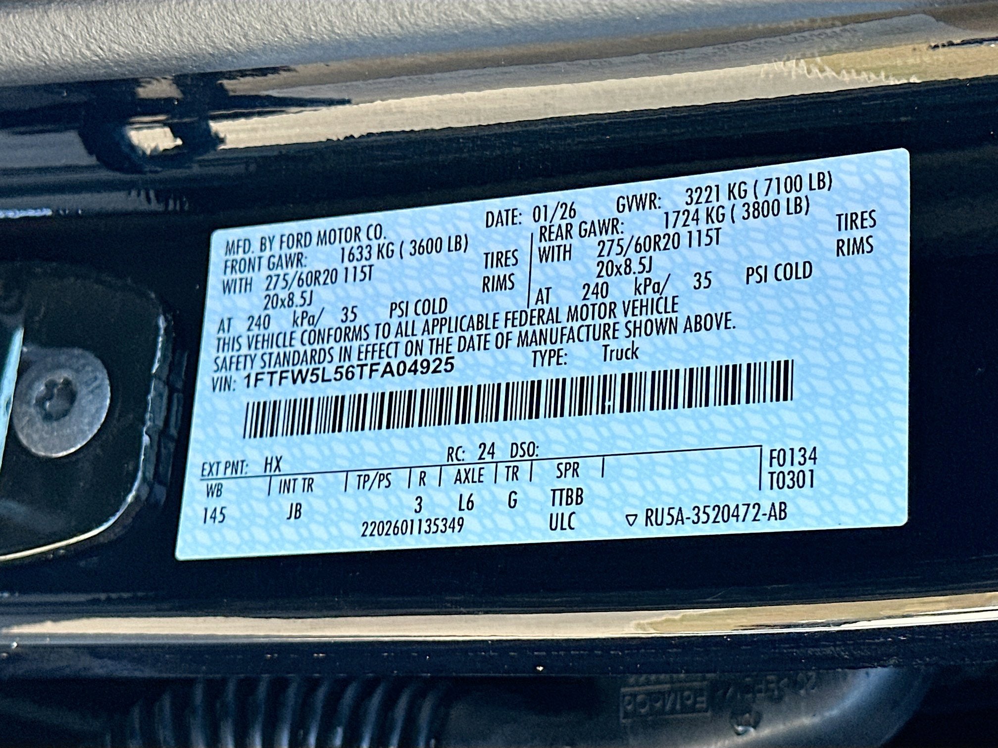 2026 Ford F-150 LARIAT