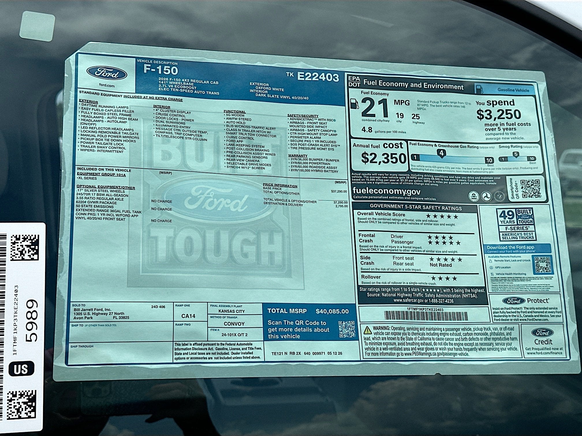 2026 Ford F-150 XL