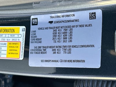 2021 Chevrolet Tahoe Z71