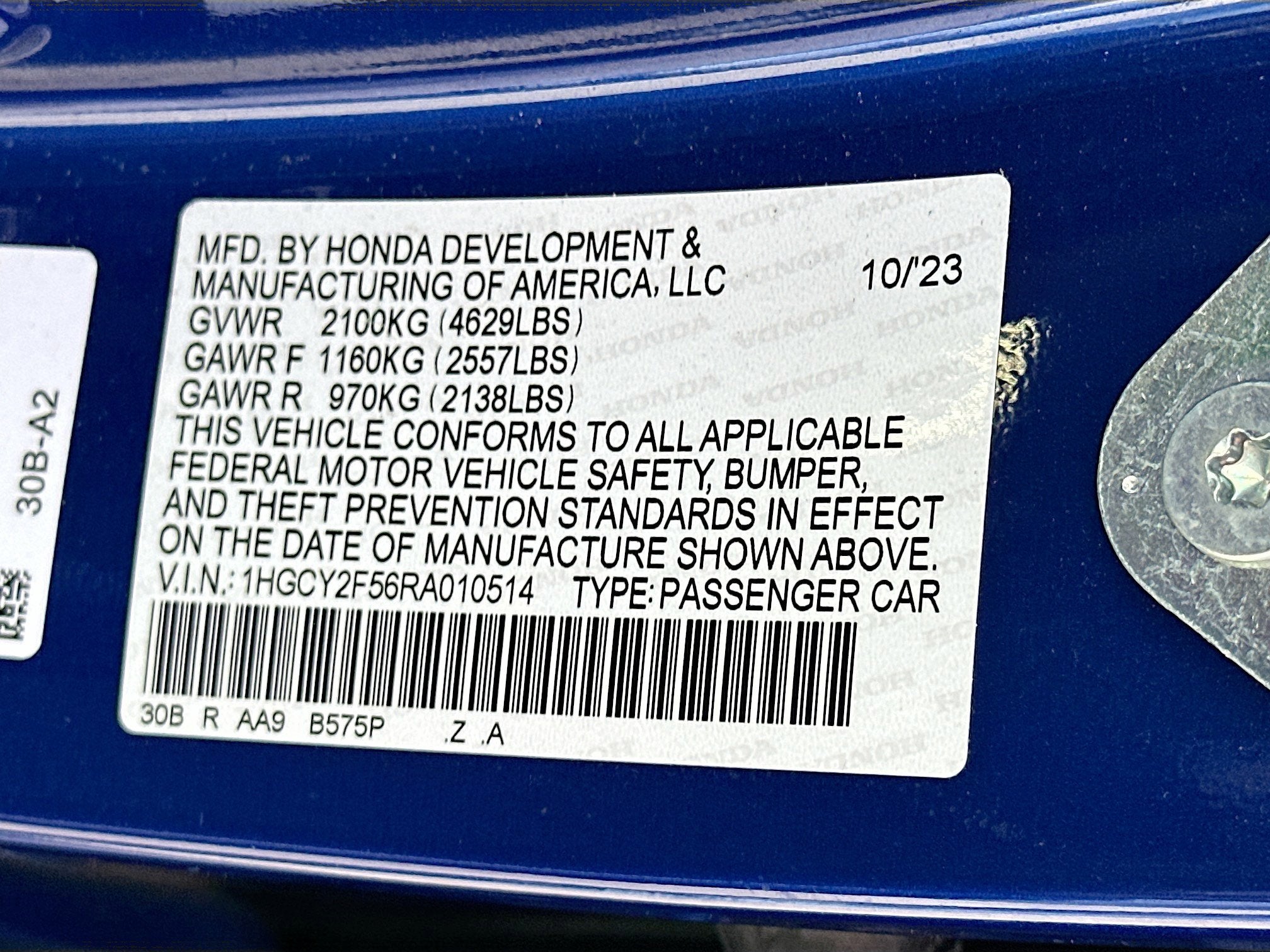 2024 Honda Accord Hybrid Sport