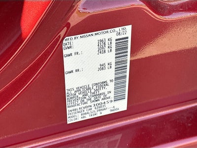 2023 Nissan Altima 2.5 SR