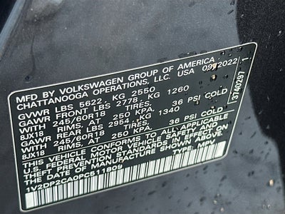 2023 Volkswagen Atlas 2.0T SE