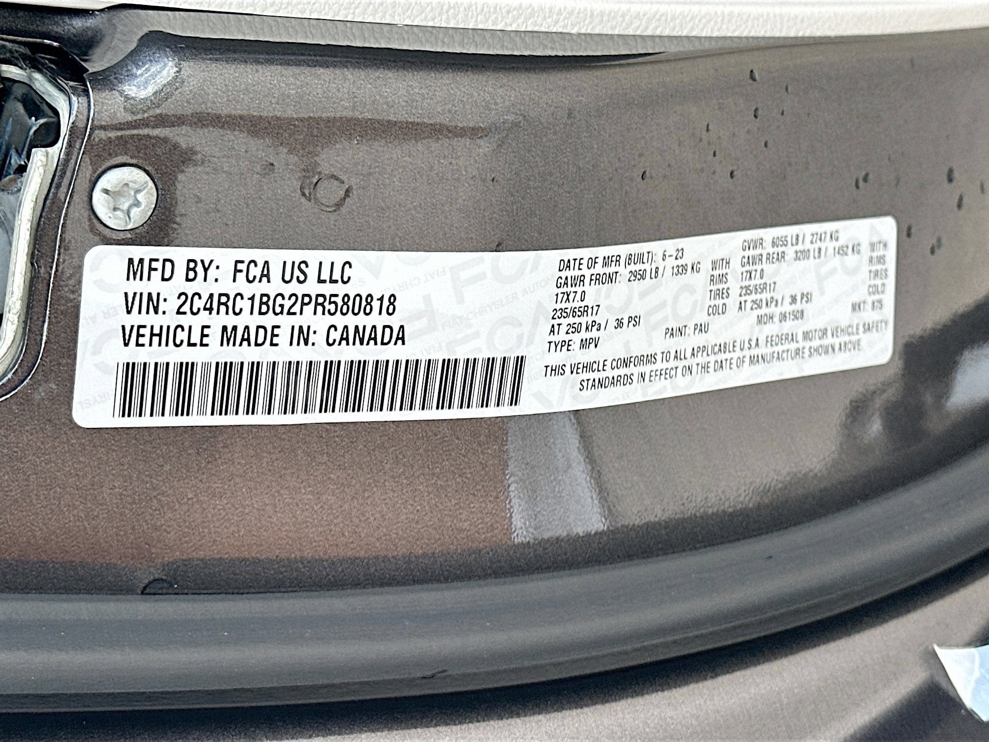 2023 Chrysler Pacifica Touring L