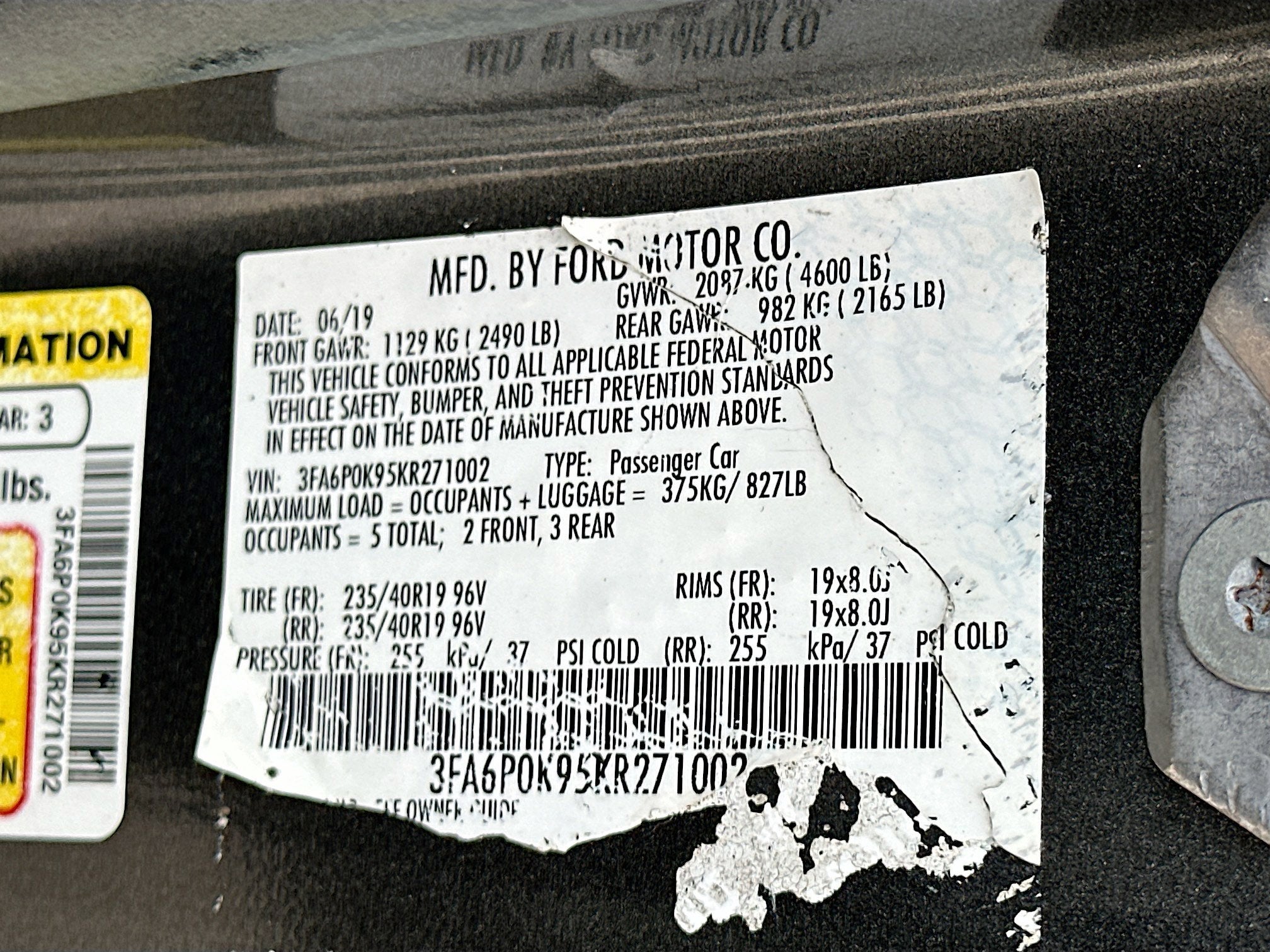 2019 Ford Fusion Titanium