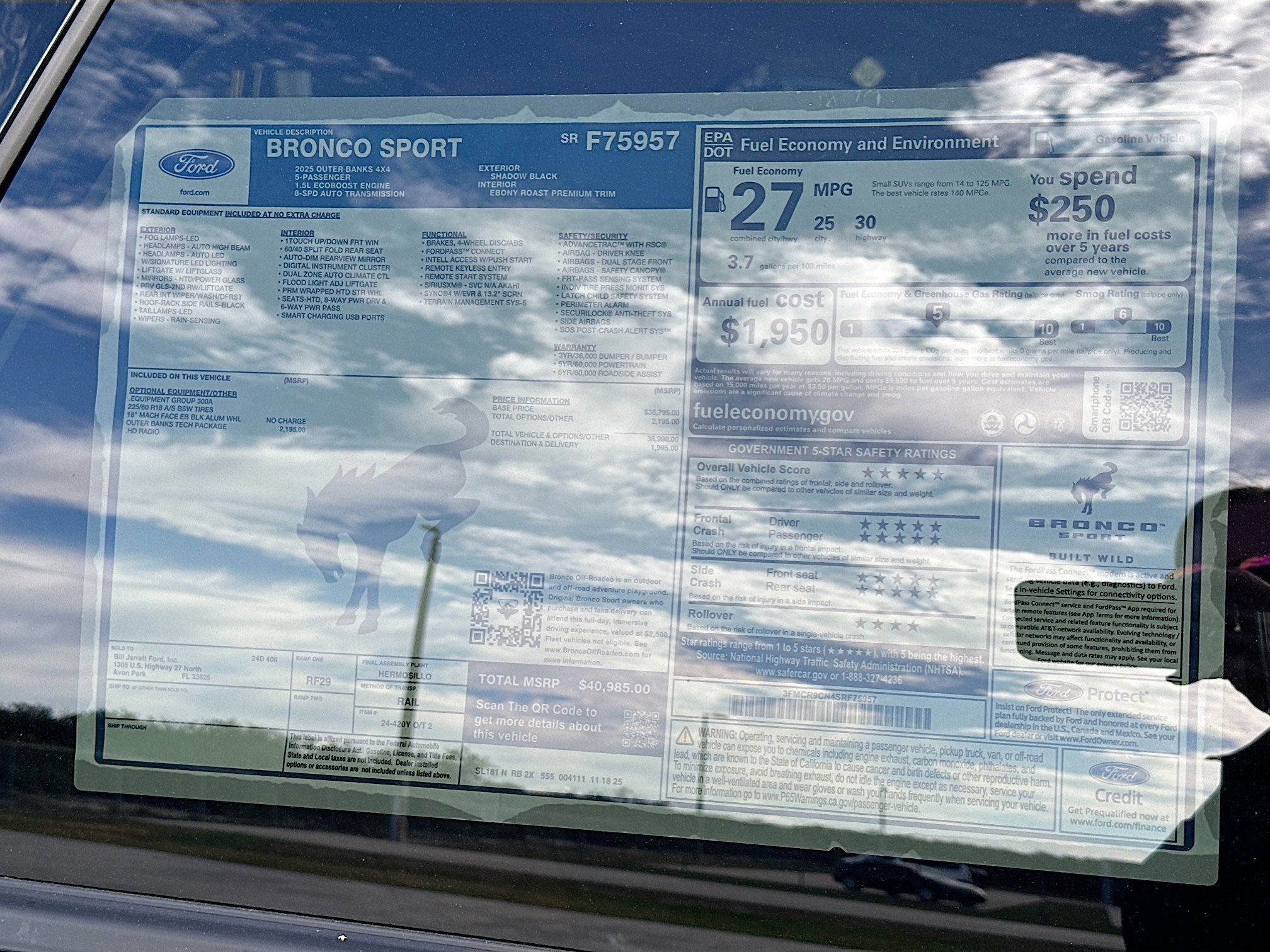 2025 Ford Bronco Sport Outer Banks