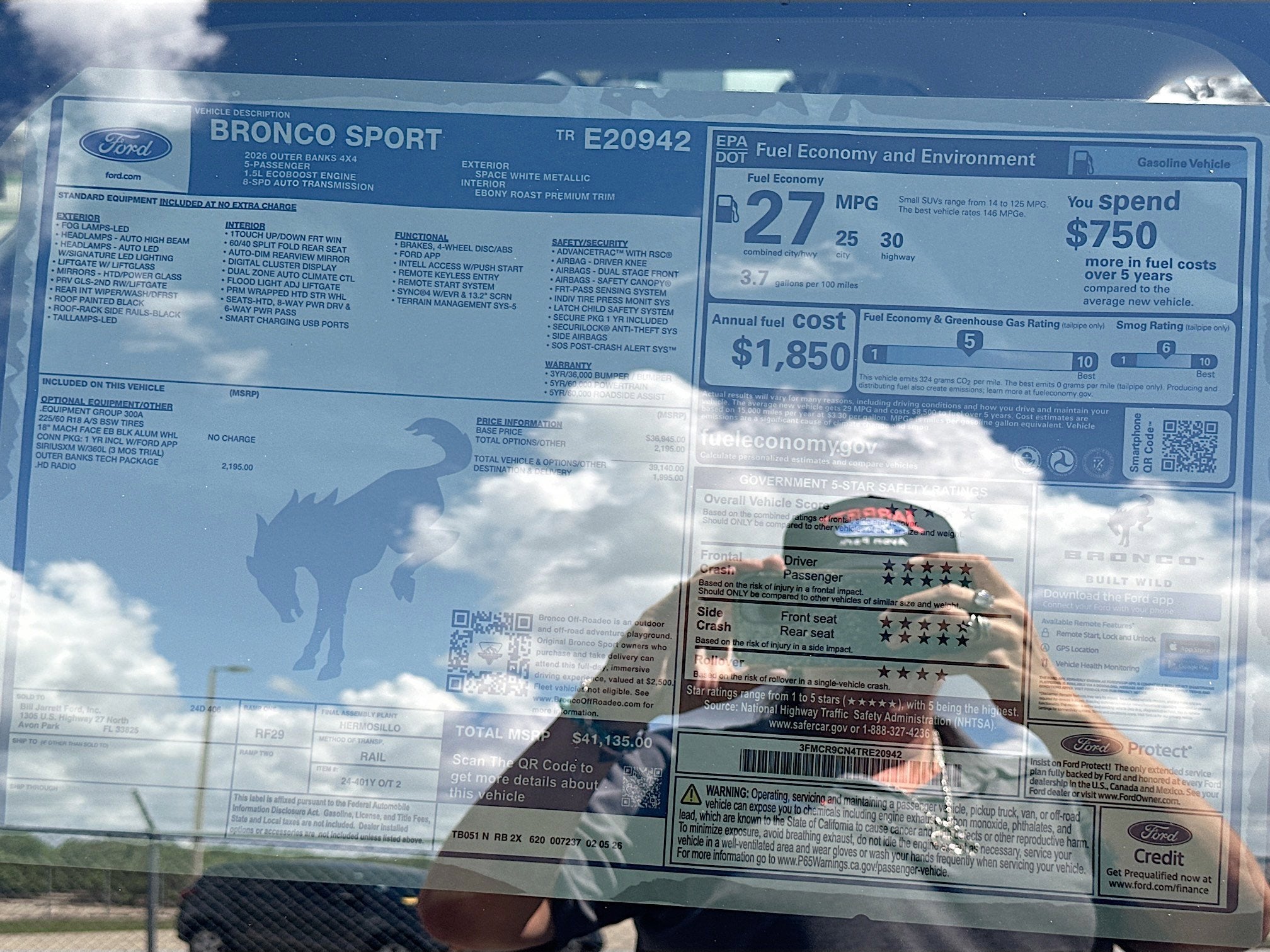 2026 Ford Bronco Sport Outer Banks