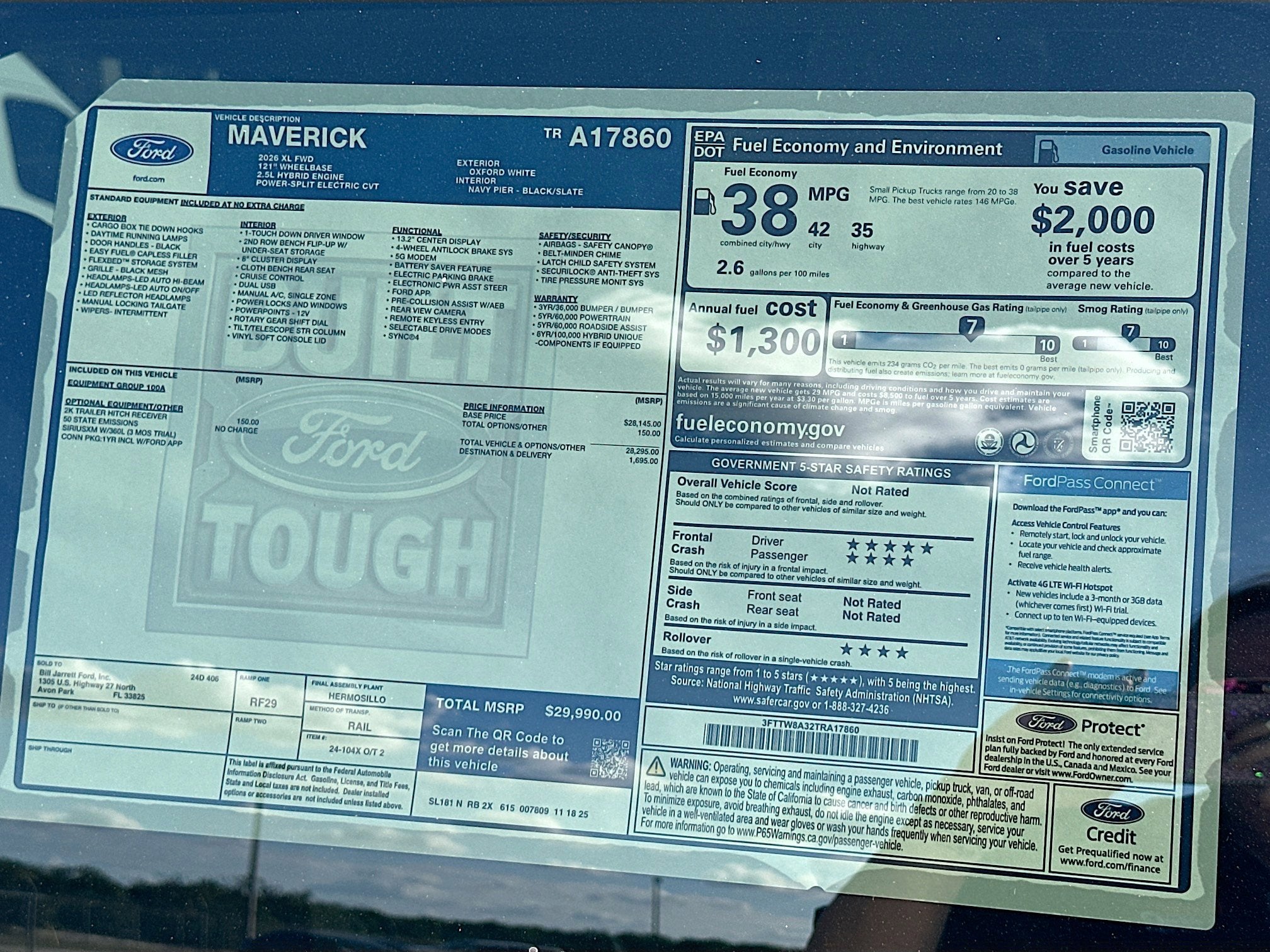 2026 Ford Maverick XL