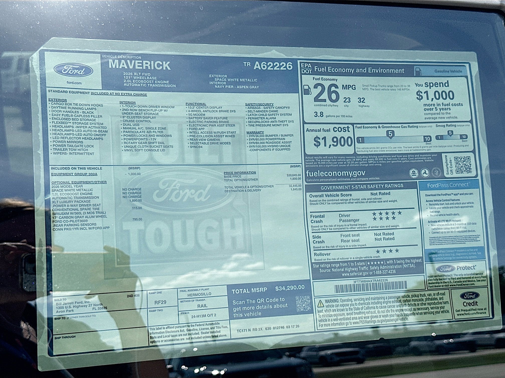 2026 Ford Maverick XLT