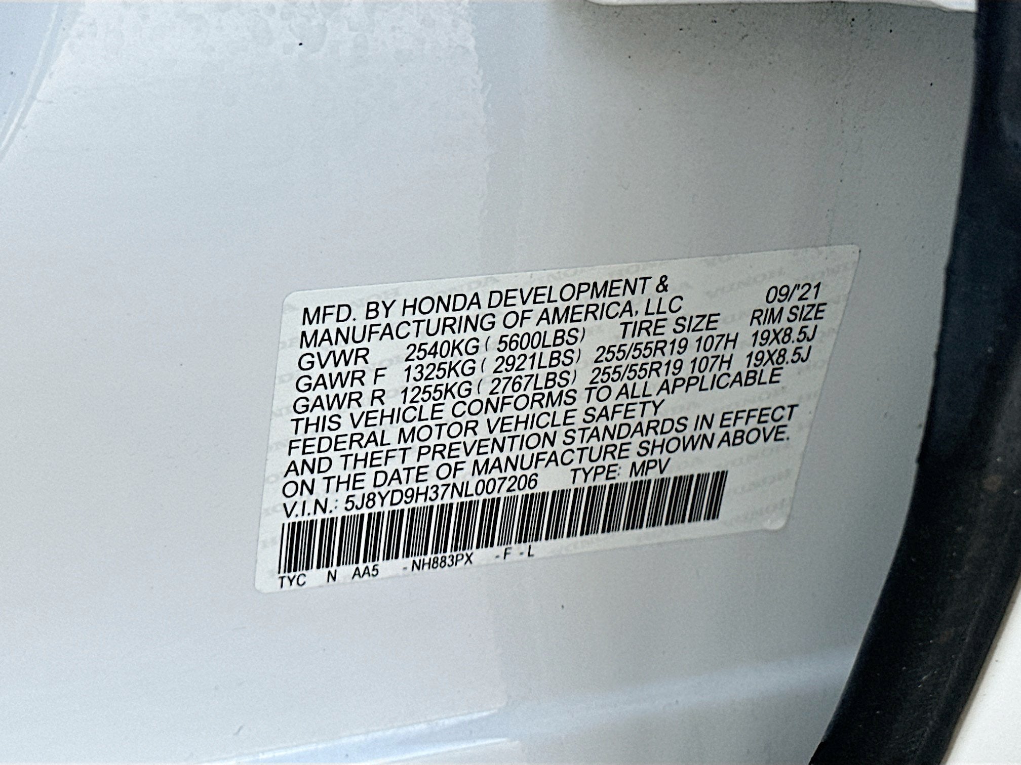 2022 Acura MDX Base
