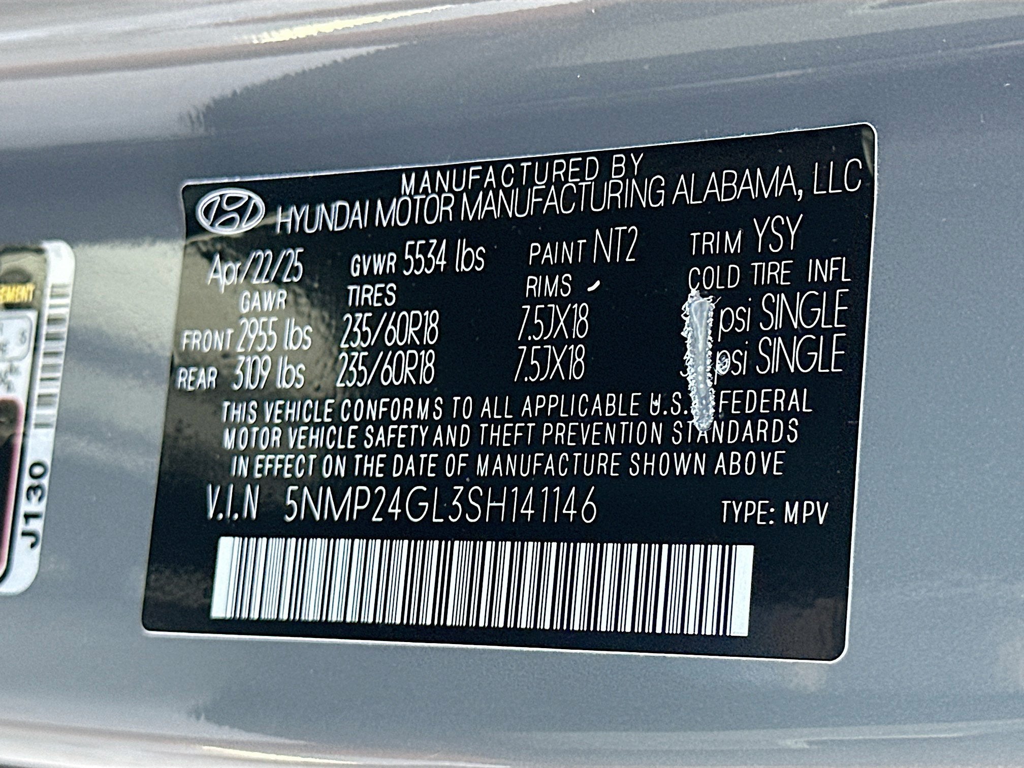 2025 Hyundai Santa Fe SEL