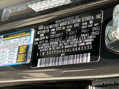 2020 Kia Sorento LX