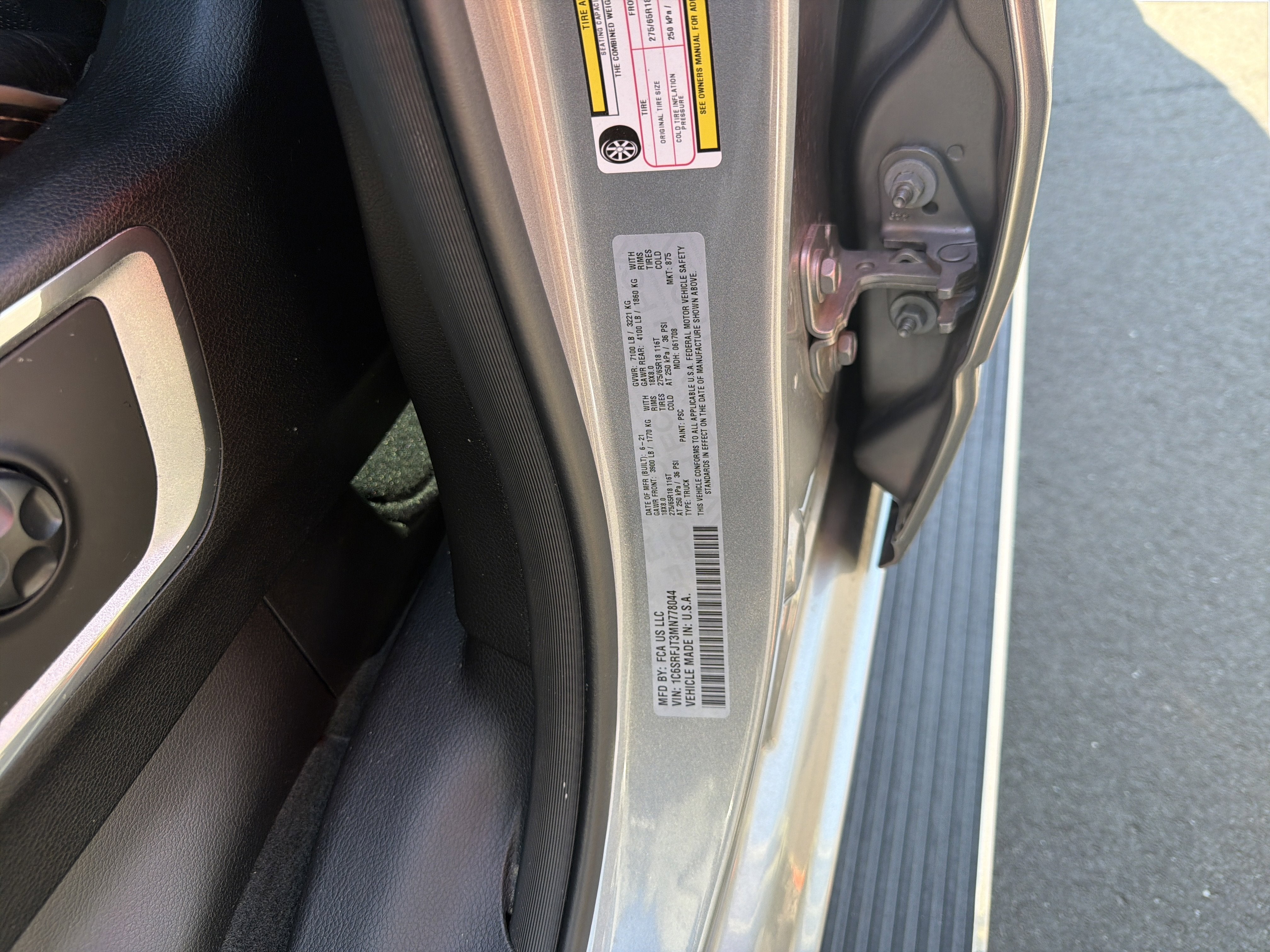 2021 RAM 1500 Laramie