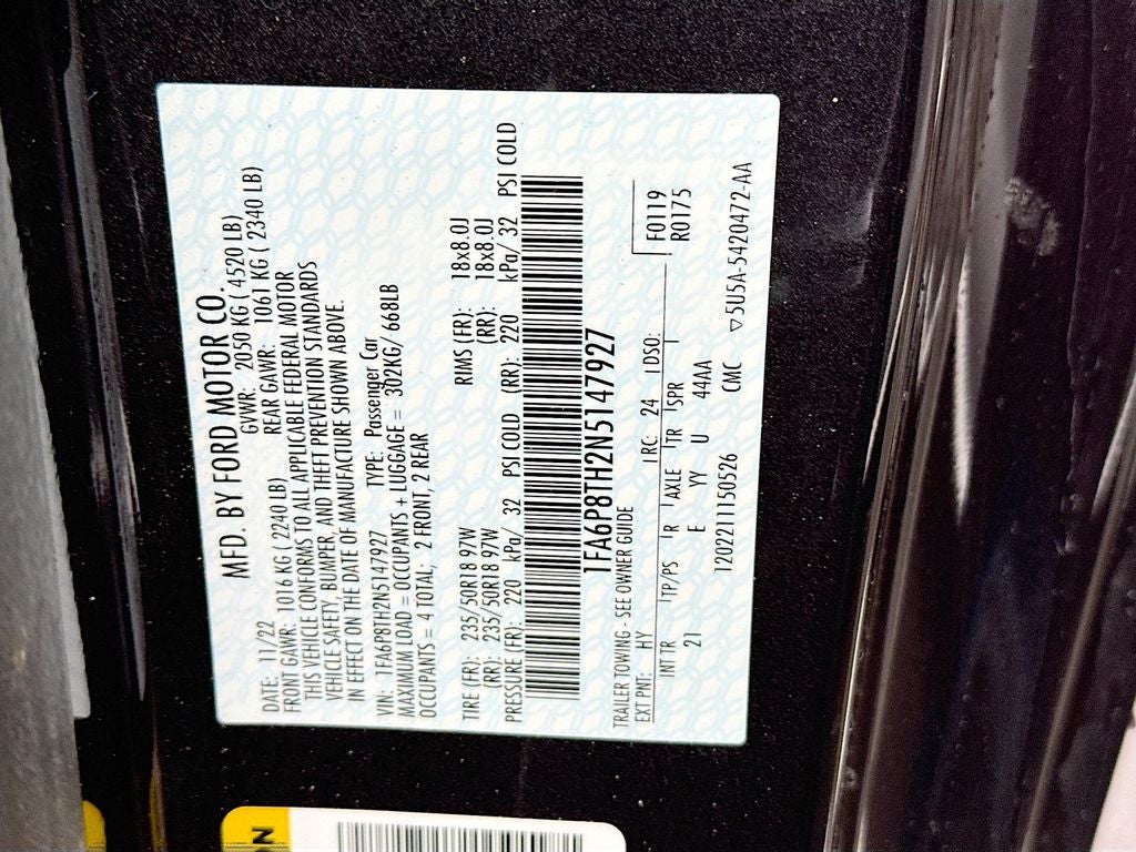2022 Ford Mustang EcoBoost