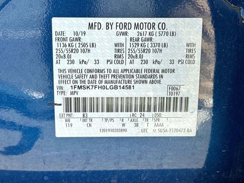 2020 Ford Explorer Limited
