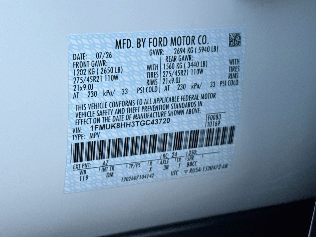2026 Ford Explorer Platinum