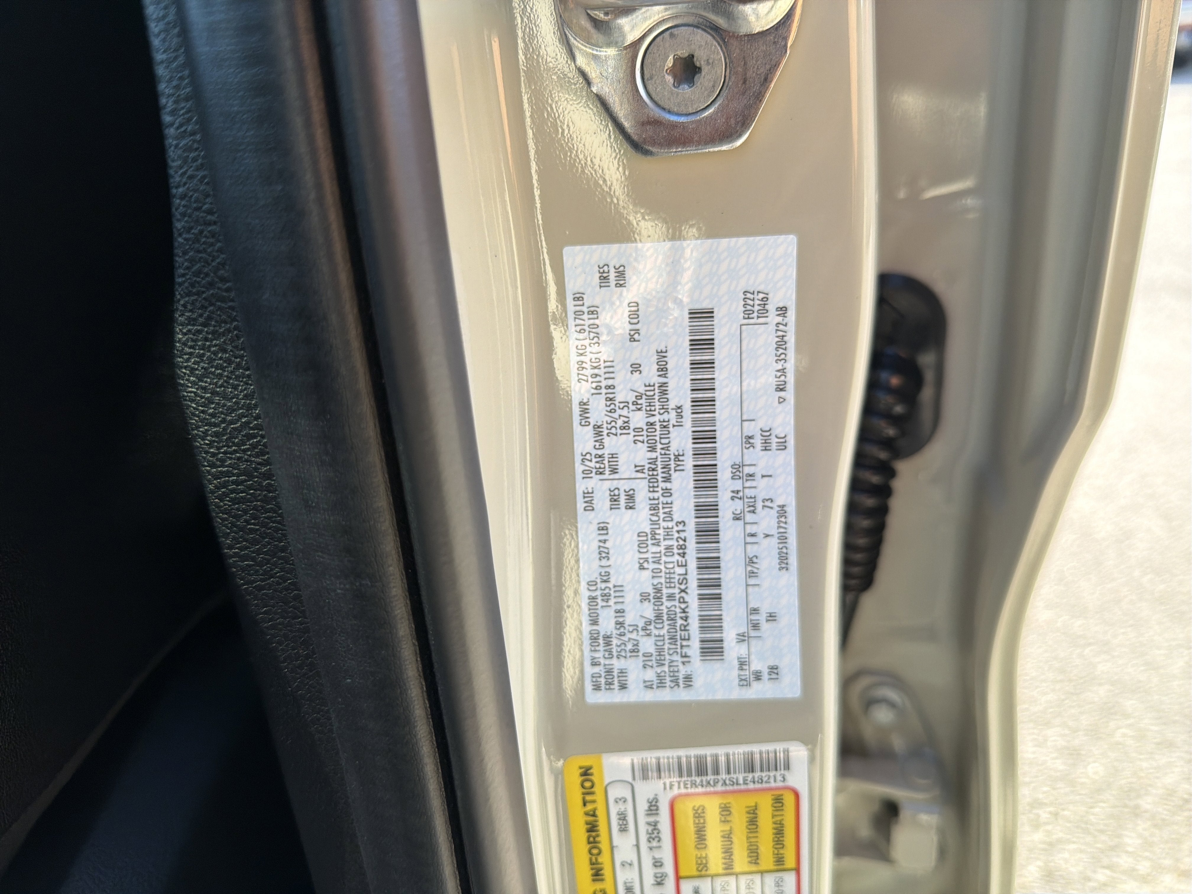 2025 Ford Ranger Lariat