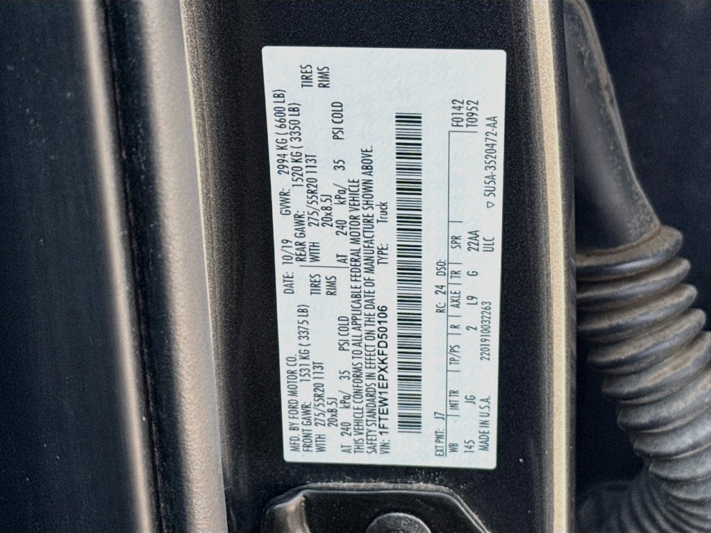 2019 Ford F-150 XL
