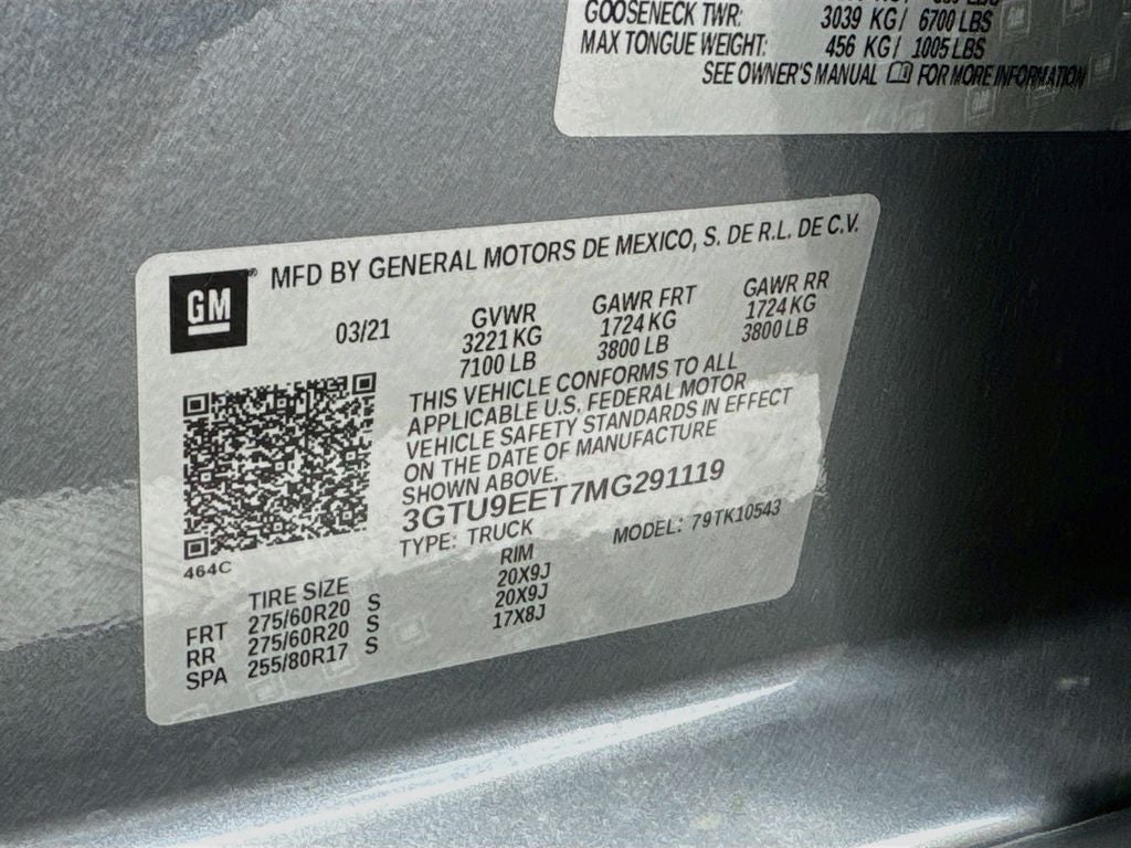 2021 GMC Sierra 1500 AT4