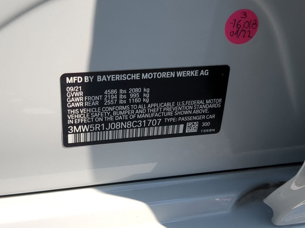 2022 BMW 3 Series 330i