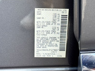 2015 Nissan Murano Platinum