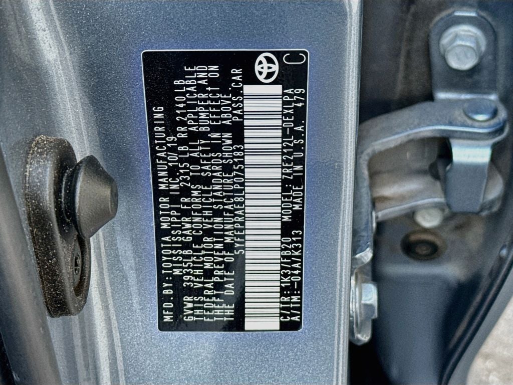 2020 Toyota Corolla LE