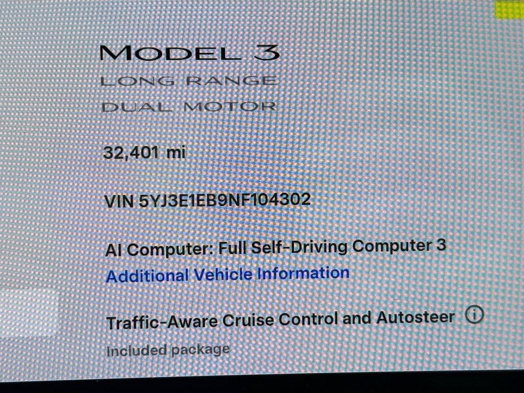 2022 Tesla Model 3 Long Range