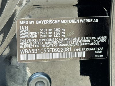 2015 BMW 5 Series 535i
