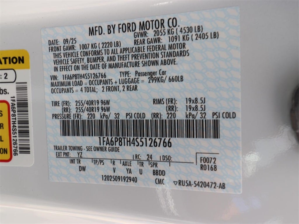 2025 Ford Mustang EcoBoost