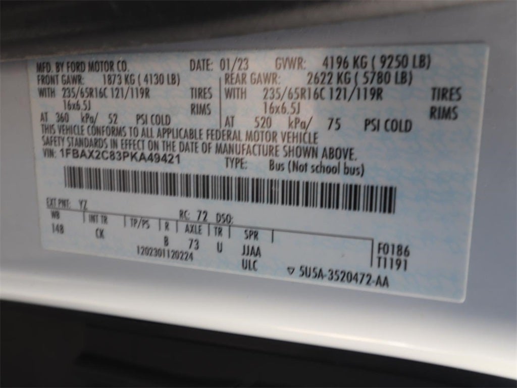 2023 Ford Transit-350 XLT