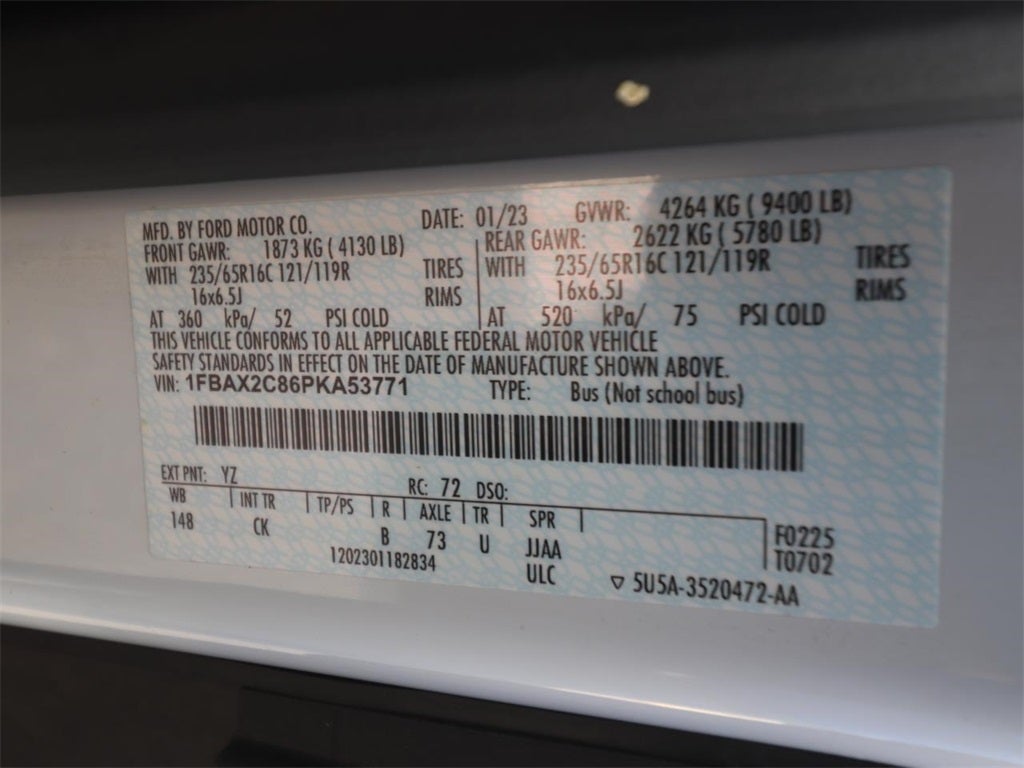 2023 Ford Transit-350 XLT