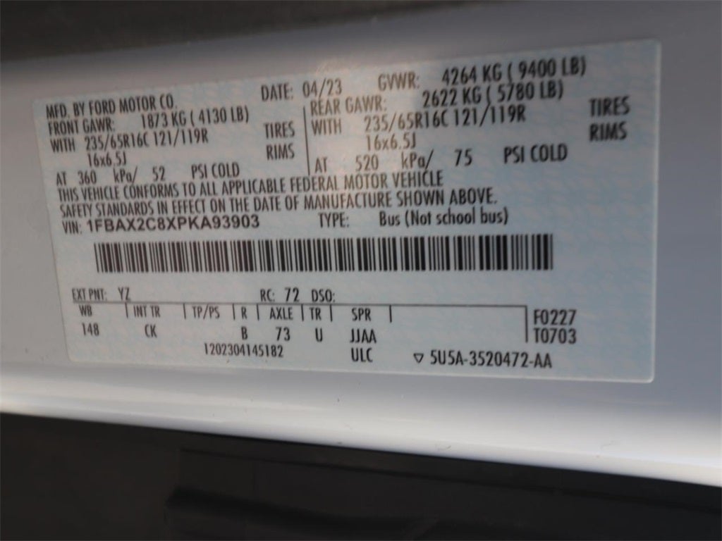 2023 Ford Transit-350 XLT